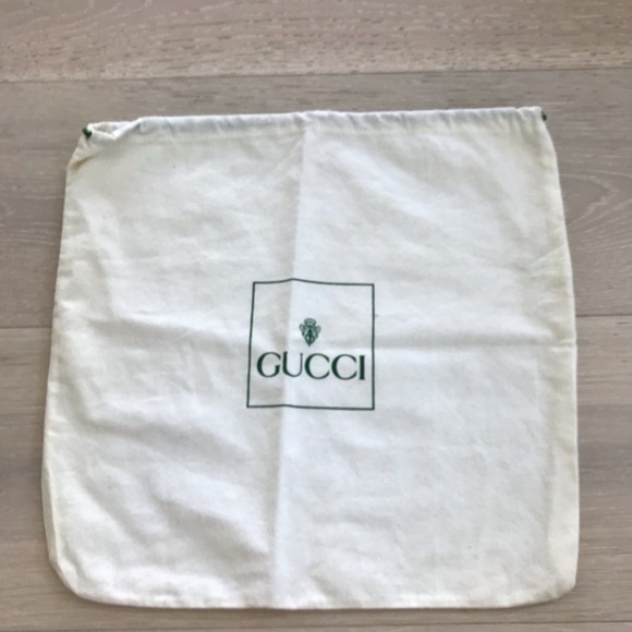 Vintage GUCCI DUST BAG travel bag storage drawstring bag - Picture 1 of 5